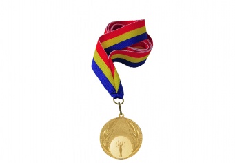 Medalie aur cu tricolor