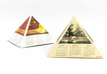 Calendar birou 2018 model piramidal